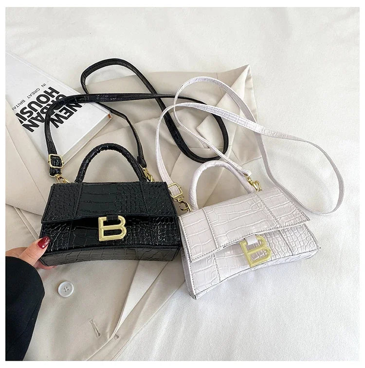 Fashionable Leather Handbag With Spacious Interior For Elegant Ladies By Famous Designer, Luxury Brand