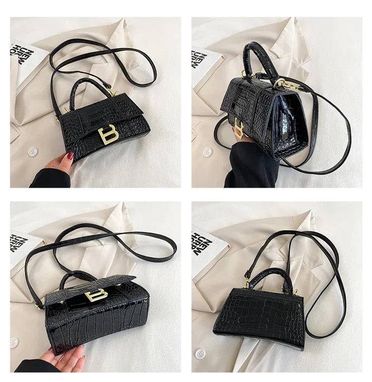 Fashionable Leather Handbag With Spacious Interior For Elegant Ladies By Famous Designer, Luxury Brand