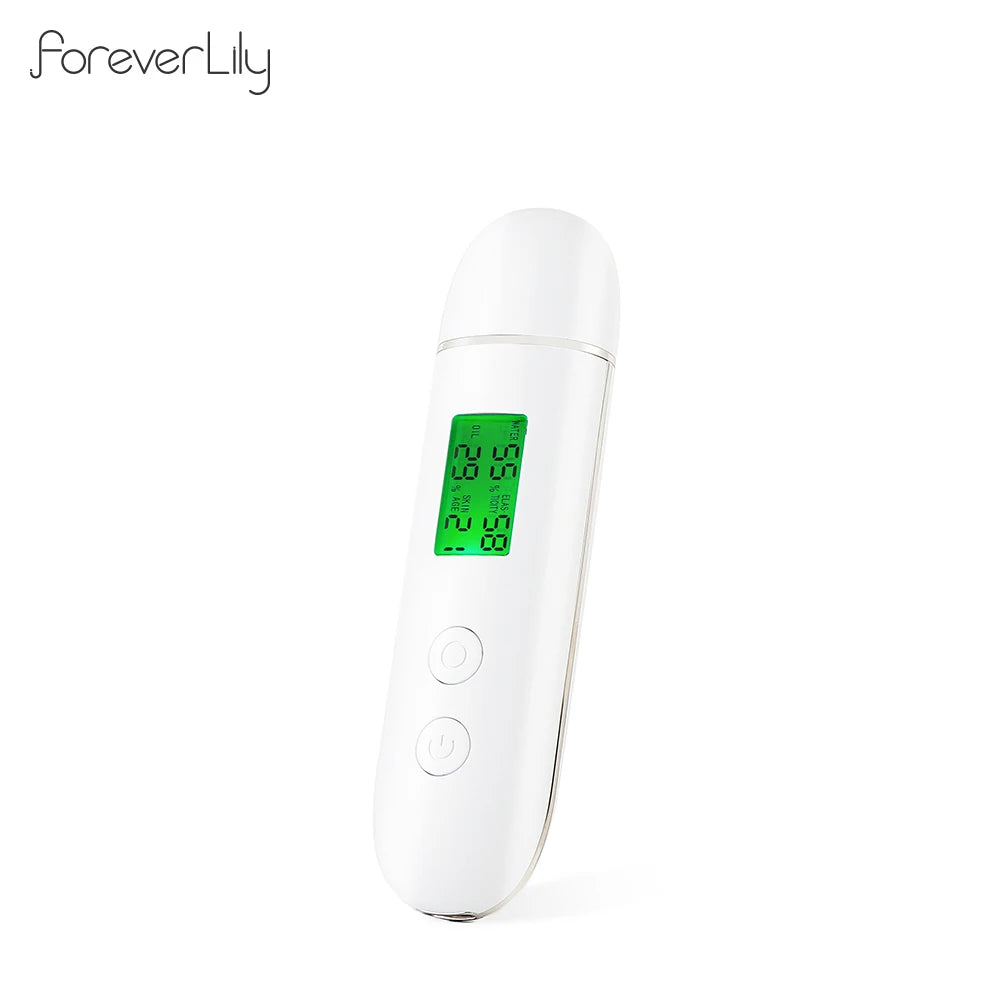 Skin Tester Face Skin Moisture&Oil Content Skin Analyzer Skin Water Cheek Elastic Skin Age Test Meter Fluorescent Agent Detector