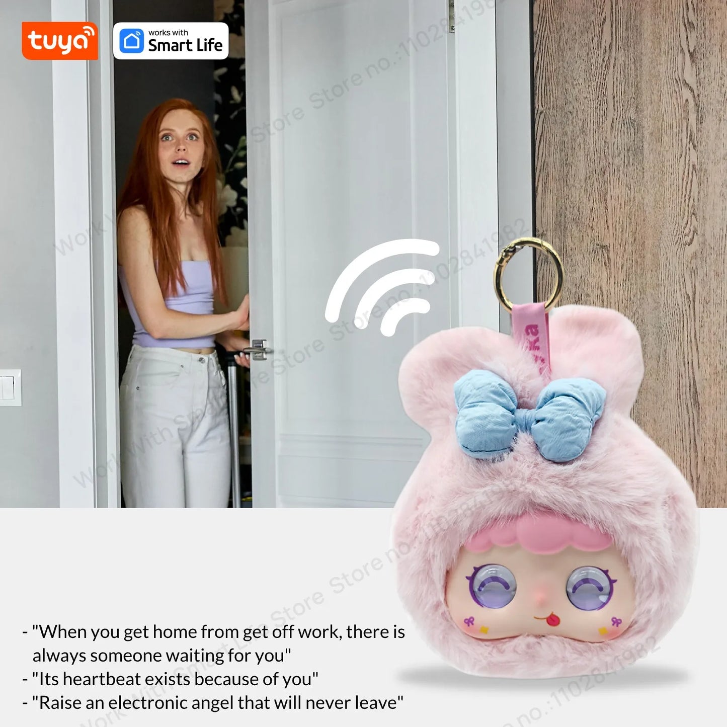 2026 Smart AI Plush Robot with LED Eyes & Voice Control – Interactive USB Rechargeable Companion for All Ages