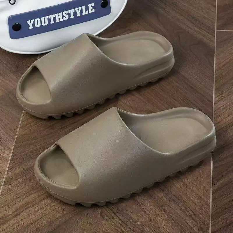 Coconut Slippers Cloud Thick-Soled Sandals Soft Bottom Beach Men Women EVA Slides COCONUT LUXURY