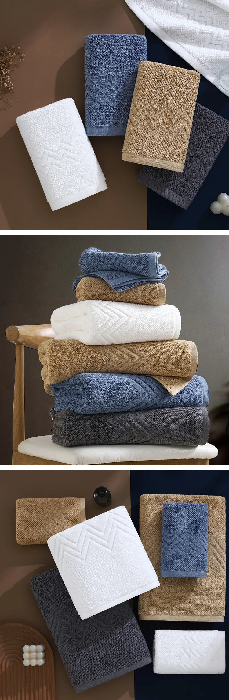 650 Grams Of Egyptian Cotton Bath Towels Household Hotel Combed Cotton Bath Towels Luxury Household Men's And Women's Bath Towel