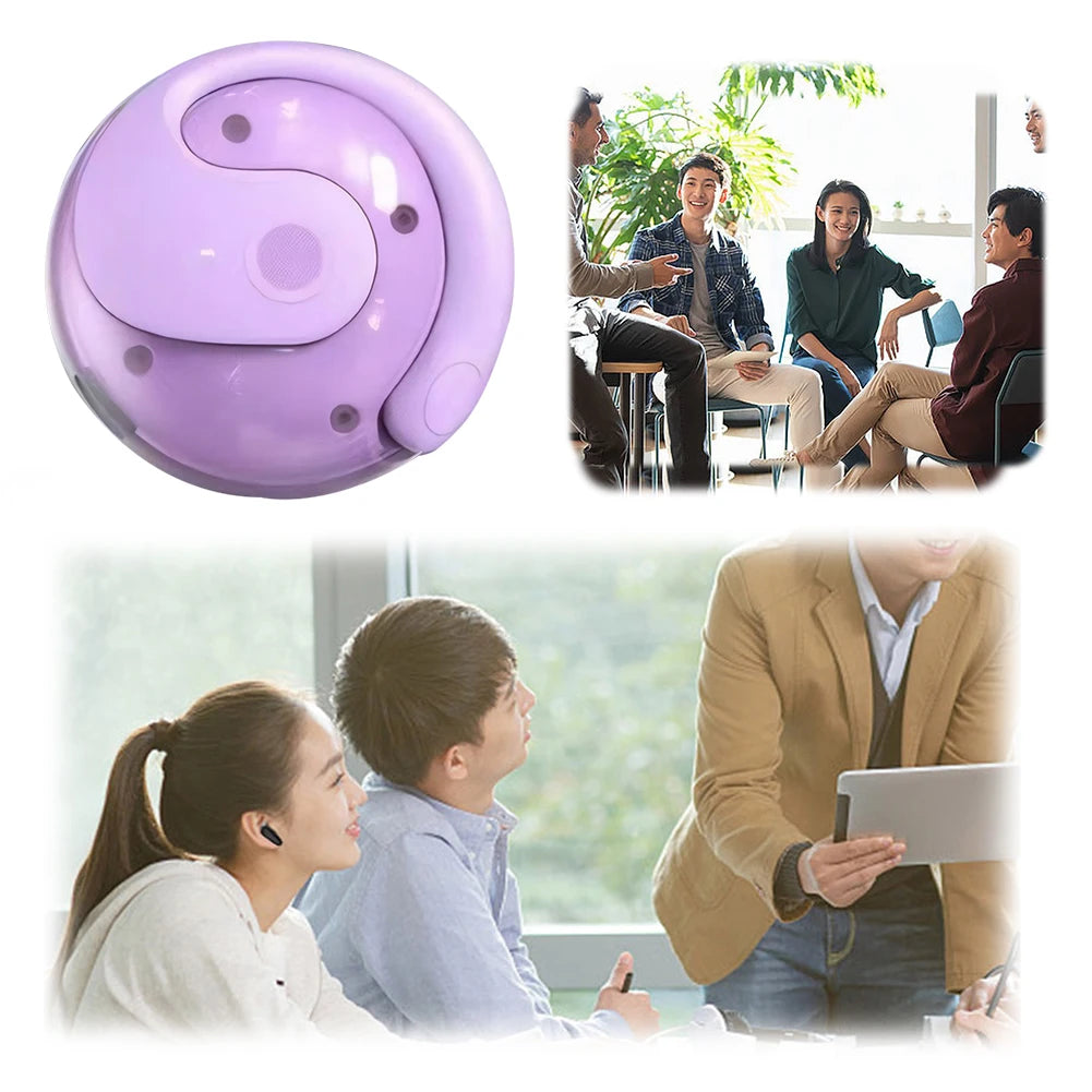 Wireless BT AI Translation Earbuds 99% Accuracy 144 Languages Real-time Language Translation Earphones Smart Voice Translator fo