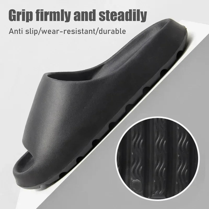 Coconut Slippers Cloud Thick-Soled Sandals Soft Bottom Beach Men Women EVA Slides COCONUT LUXURY