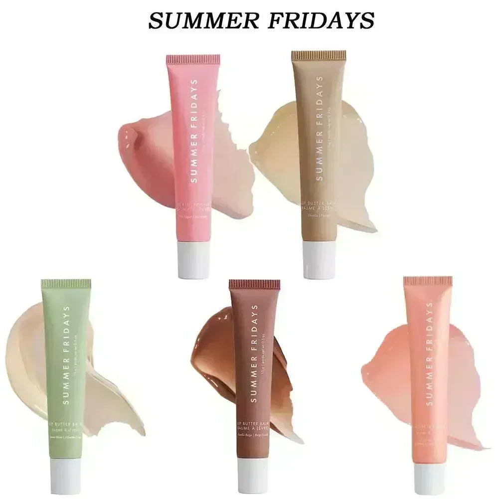 Iced Coffee Butter Lip Balm Moisturizing Transparent Lipstick Set Smooth Soft Tube Mirror Lip Gloss Lip Makeupv