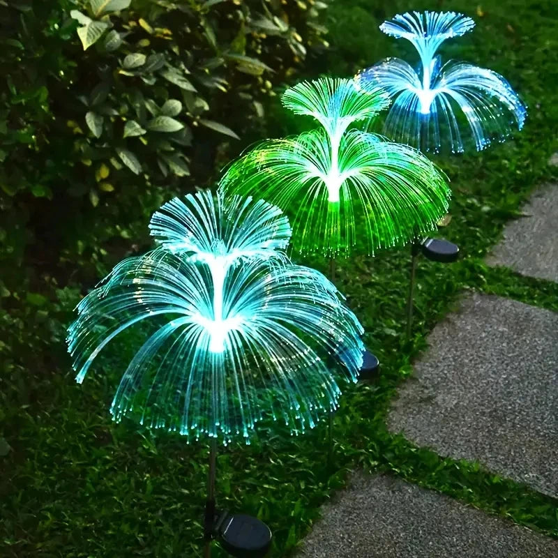 Solar Jellyfish Reed Lights - 7 Colors Variable Outdoor Garden Stake Lights