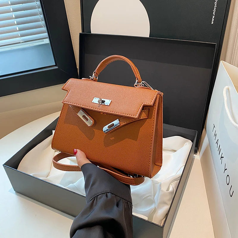 Kelly Bag for Women 2026 New - High-End Designer Handheld/Shoulder/Crossbody Bag, Stylish & Elegant Fashion Accessory