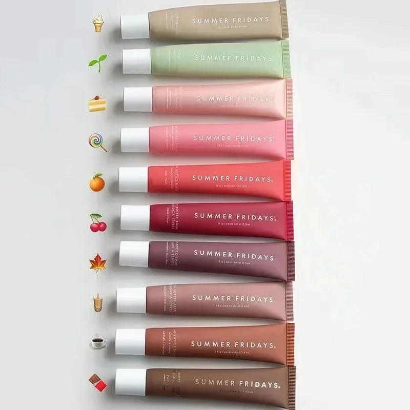 Butter Lip Balm Sets Vanilla Pink Cherry Chocolate