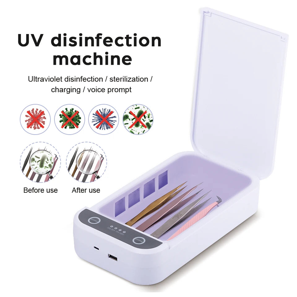 UV Light Sanitizer Box - Portable UVC Sterilizer for Phone, Baby Care & Beauty Tools