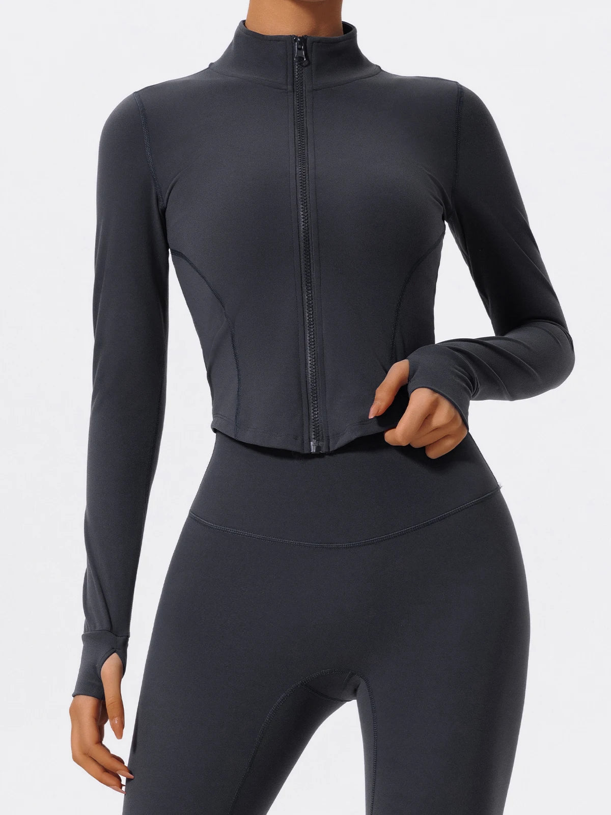 Ultra-Soft Fabrics Casual Tight Sports Jackets Women Zipper Yoga Clothes Quick-Dry Long Sleeve SPORTSWEAR REVOLUTION