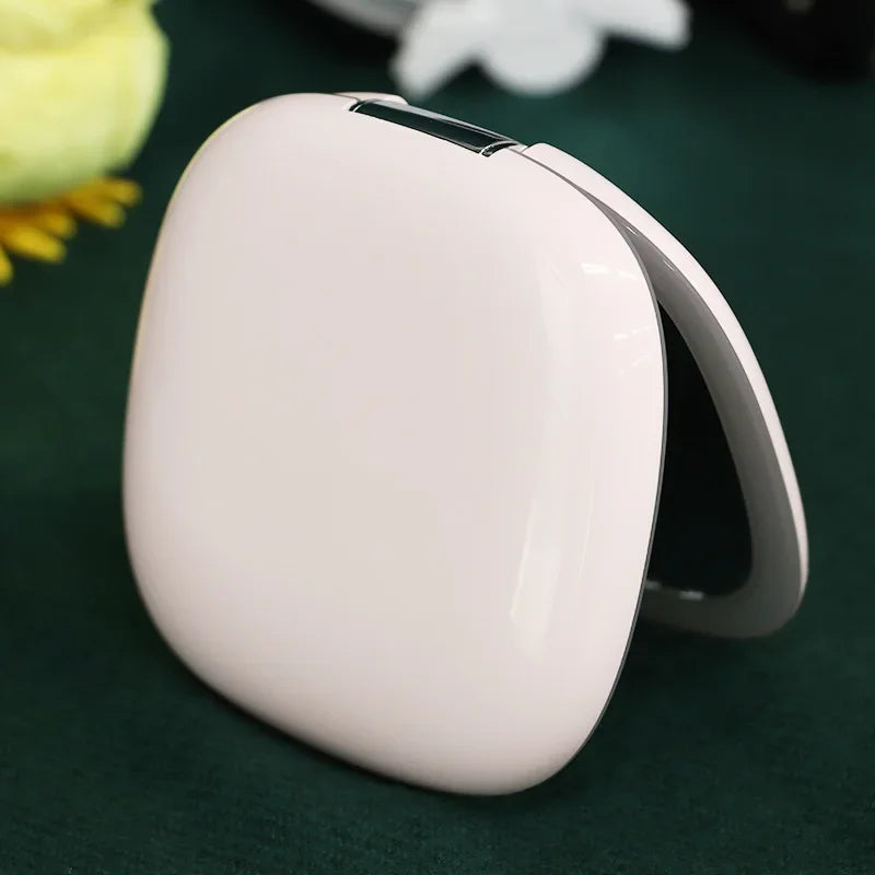 USB Rechargeable Folding Portable LED Makeup Mirror Touch Screen Dimming Handheld With 10X Magnifying Travel Cosmetic Mirrors