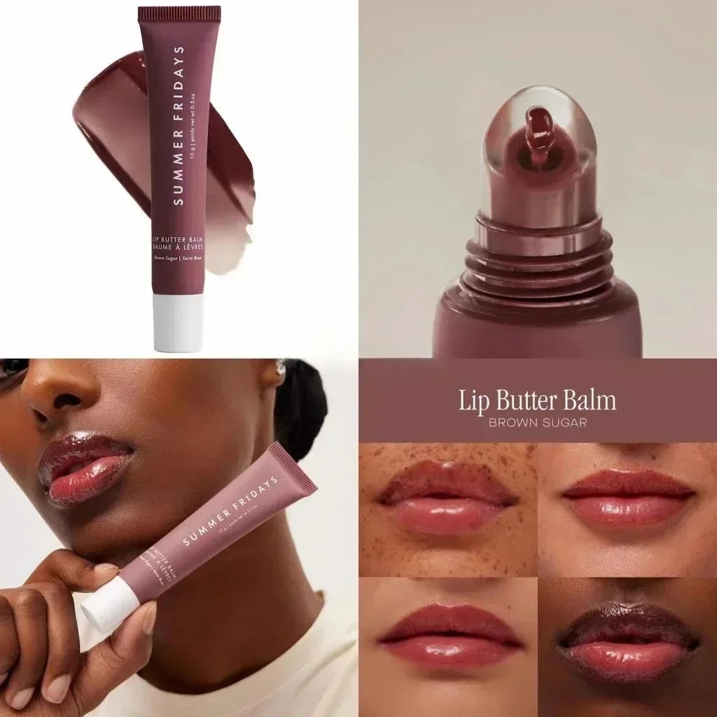 Butter Lip Balm Sets Vanilla Pink Cherry Chocolate
