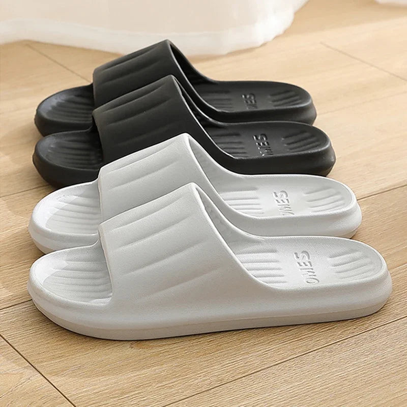 New Home Cloud Slippers Women Men Sandals Soft EVA Slides Beach Flip Flops Couples Bathroom Non-Slip CLOUD COMFORT