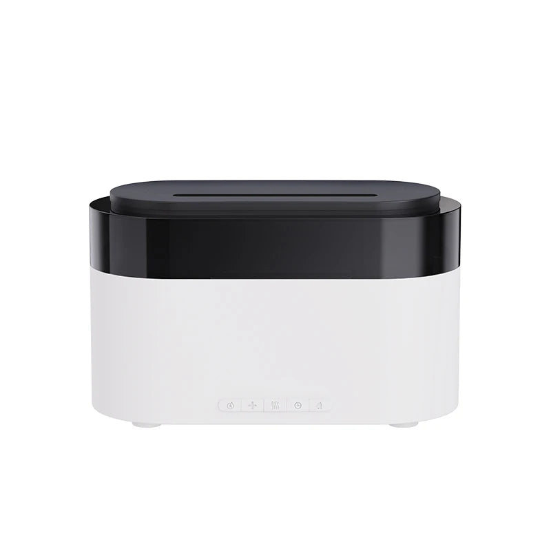 Aroma Air Humidifier Essential Oil Diffuser - Fire Flame Humidifier with Alarm Clock Remote Control