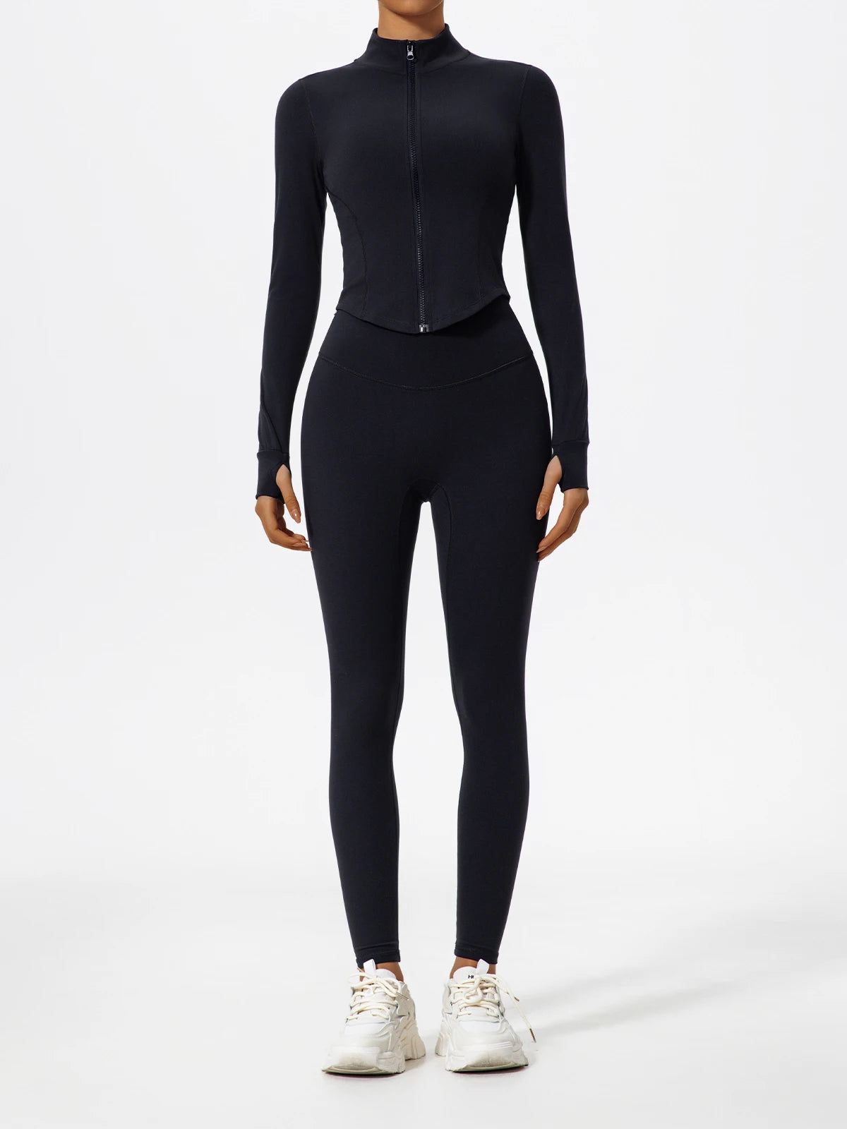 Ultra-Soft Fabrics Casual Tight Sports Jackets Women Zipper Yoga Clothes Quick-Dry Long Sleeve SPORTSWEAR REVOLUTION