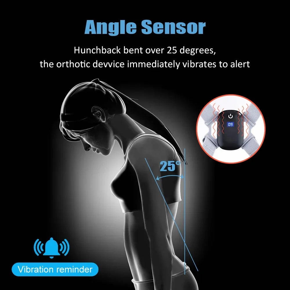 Smart Posture Corrector - Invisible Sensor Belt for Hunchback Reminder