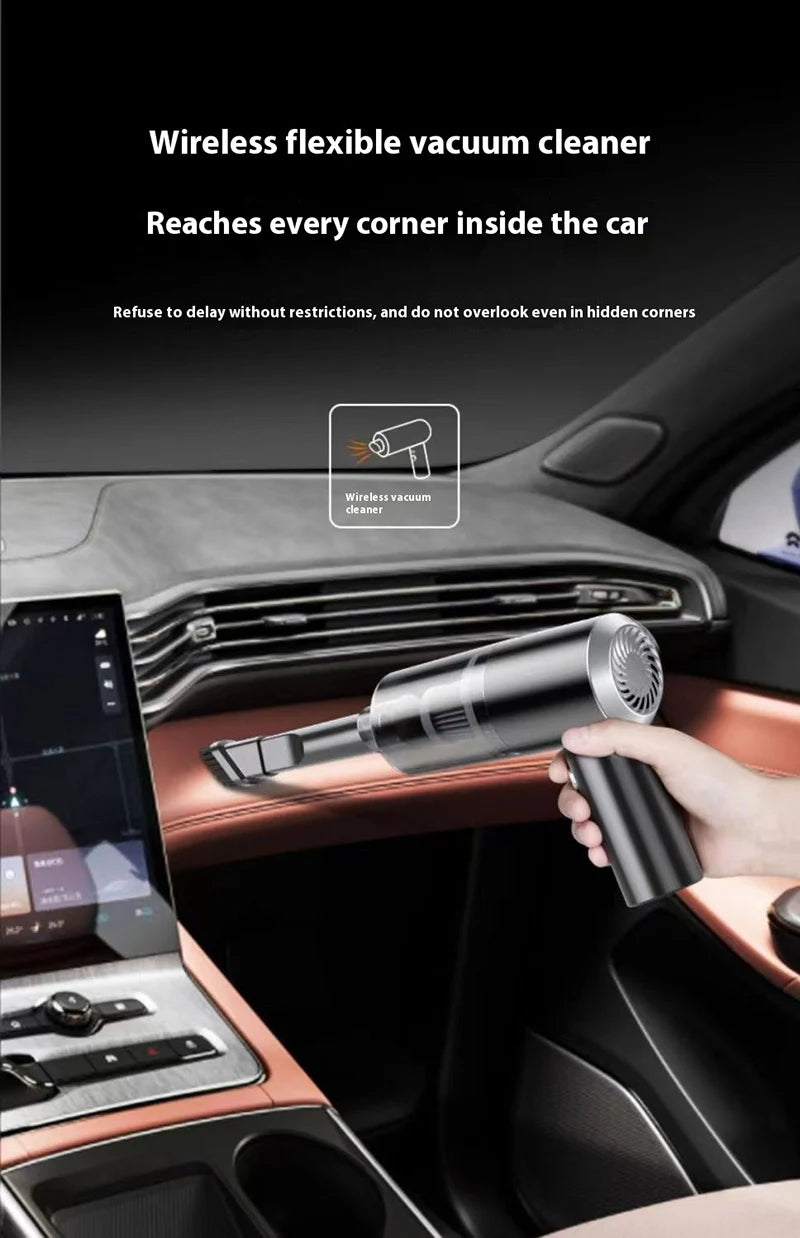 New Portable Wireless Car Vacuum Cleaner Wireless Vacuum Cleaner Dual Use for Home and Car 30W High Power Powerful Vacuum Cleane