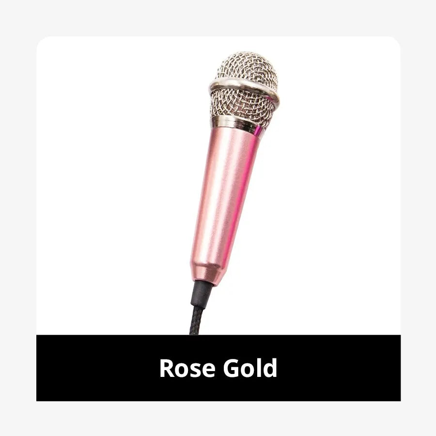 Portable Mini Microphone 3.5mm Stereo Studio Mic KTV Karaoke For Smart Phone Laptop PC Desktop Handheld Audio Microphone