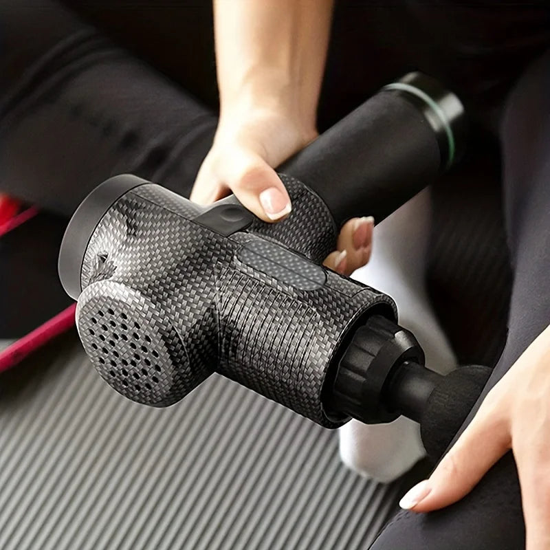 Portable Fascia Gun Vibration Massage Gun - Deep Muscle Relaxation Fitness Recovery Device