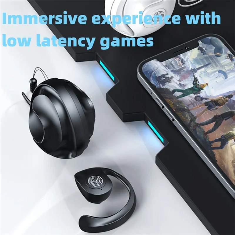 A48T Bluetooth Open Gaming Earphone IPX5 Waterproof Noise Canceling Sports Wireless Bluetooth Earphone For Android/IOS