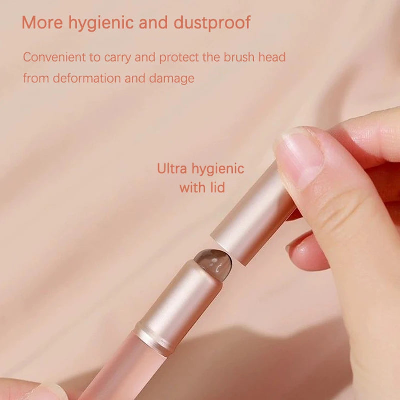 QIWU Mini Silicone Lip Brush Concealer Brushe With Cover Lip Mask Applicators Lip Gloss Brush Lipstick Brush Makeup Beauty Tool