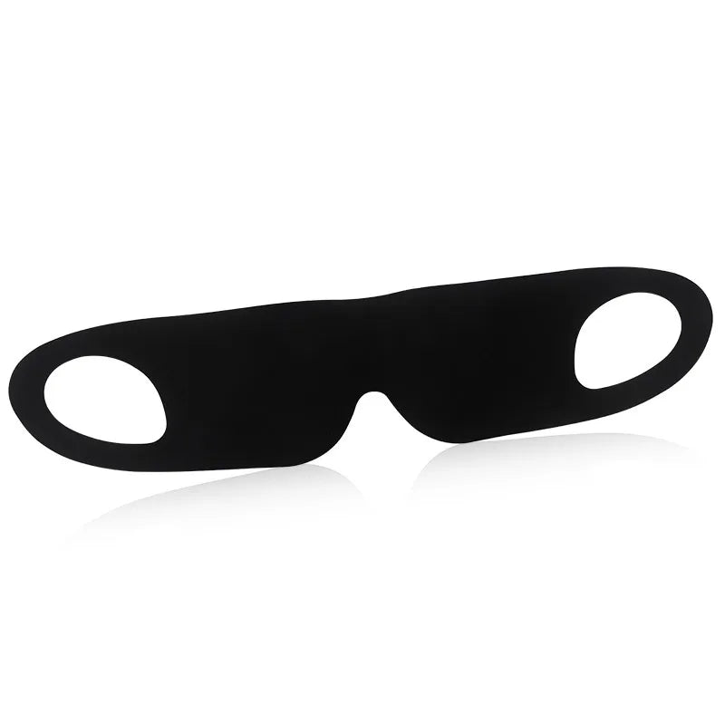 Sleep Eye Mask Light Blocking Portable Thin Eye Mask for Travel Sleeping Blindfold with Ear Hanging Strap Unisex Eye Patch