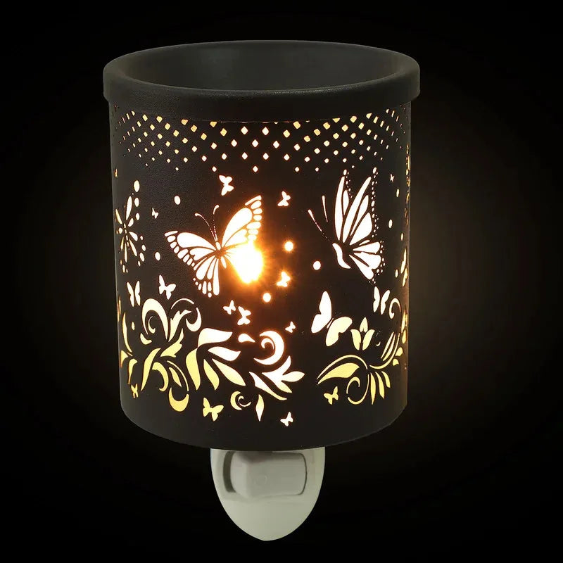 Creative Metal Plug In Wax Warmer Electric Burner Scented Oil Night Lamp Aromatherapy Furnace Bedroom Gift Incense Burner
