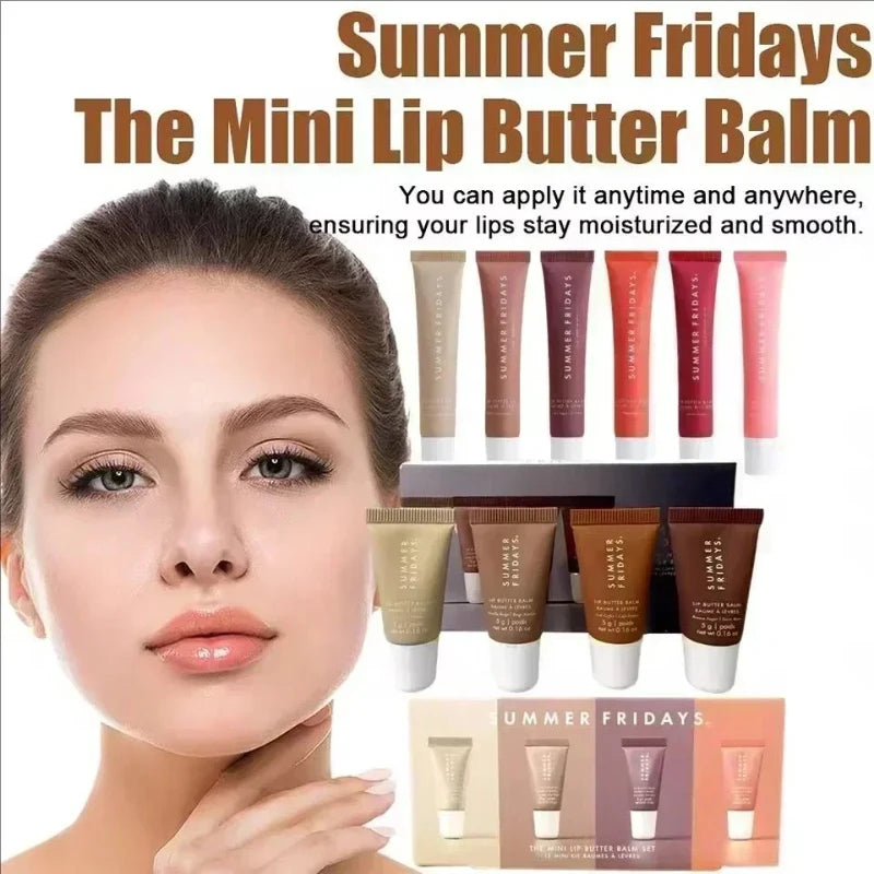 Iced Coffee Butter Lip Balms & Mini Lip Gloss Sets