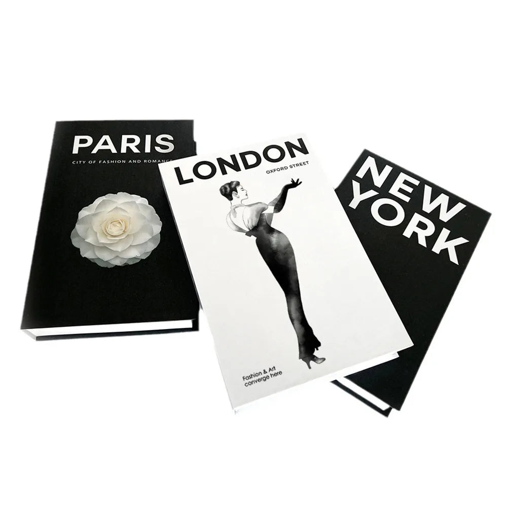 Modern Simulation Books Decorations - Luxury Coffee Table Ornaments for Living Room Study