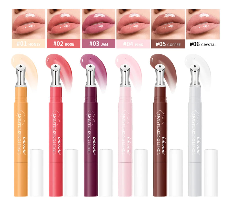 Lip Glosses Long Lasting Lipsticks Makeup Transparent Lip Gloss Care of the Lips Cosmetics Tint Oil Plumping Moisturizing Care