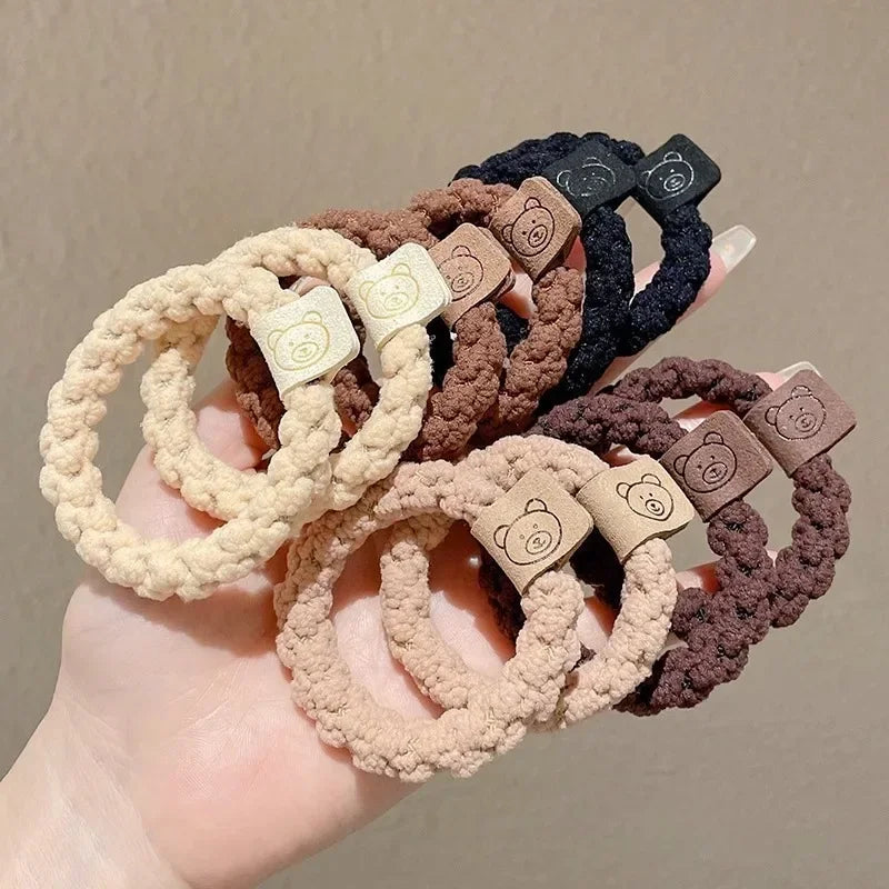 Elastic Hair Bands, High Stretch Durable Hair Ties, Trendy Rubber Bands, Fashionable Hair Accessories, Stylish Ponytail Holders