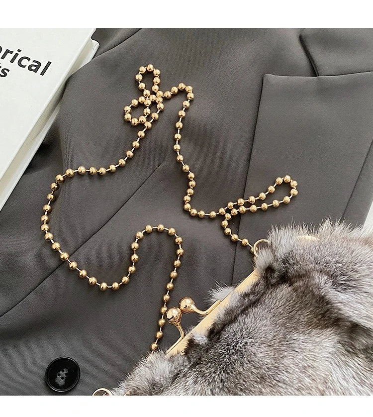 Luxury Soft Faux Fur Handbags | Merch Gone Viral