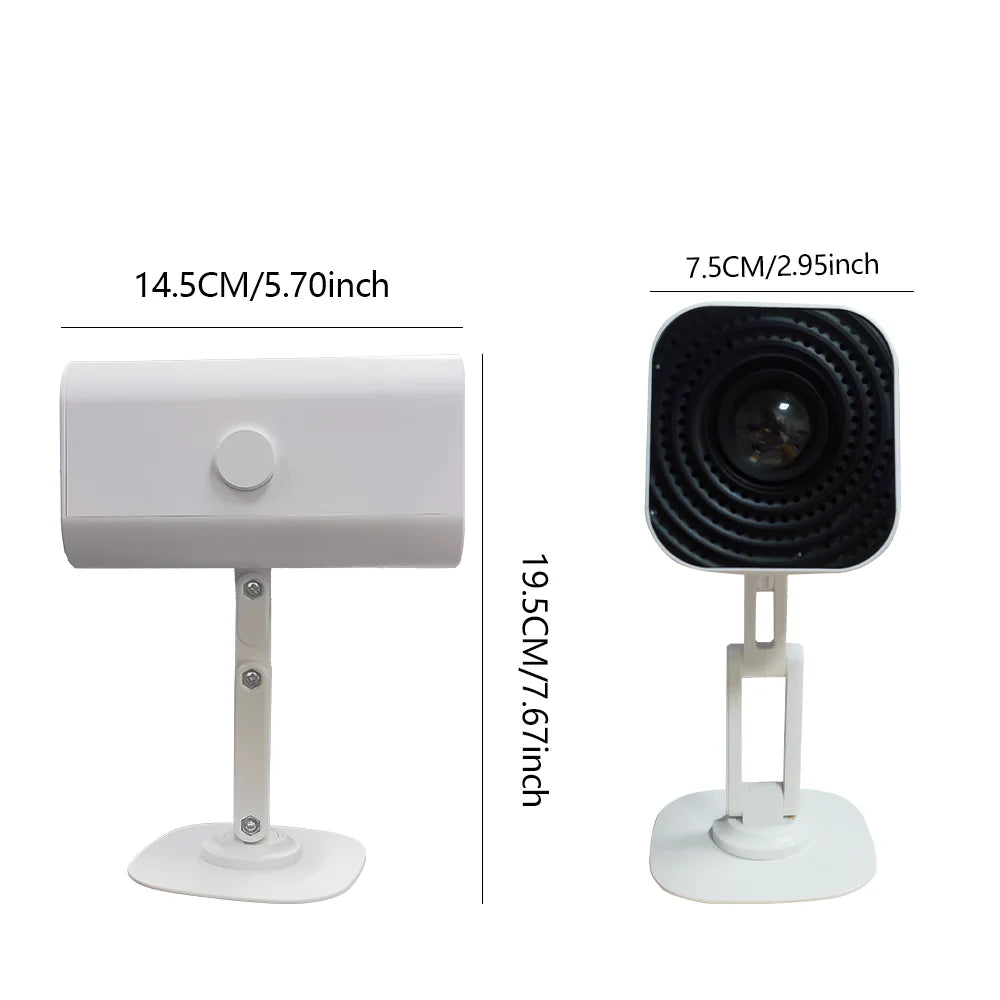 Mini Home Theater Projector - 180° Flexible 1080P USB Smartphone Screen Sharing