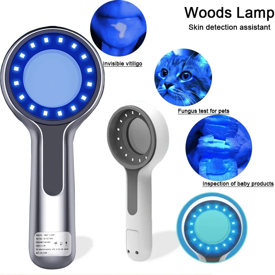 NEW Woods Lamp Skin Analyzer For Skin UV Magnifying For Beauty Facial Testing Wood Lamp Light Skin Analysis Detection Skin Care