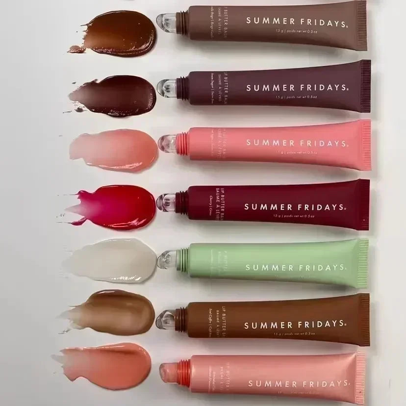 Butter Lip Balm Sets Vanilla Pink Cherry Chocolate
