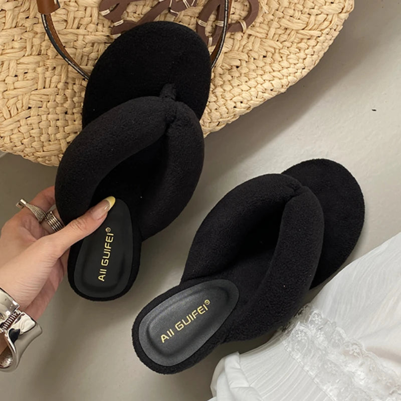 Comfort Soft Wedges Slippers Women Summer Sexy Clip Toe Flip Flops Fashion Non-slip Vacation Beach Slide Sandals Sandalias Mujer