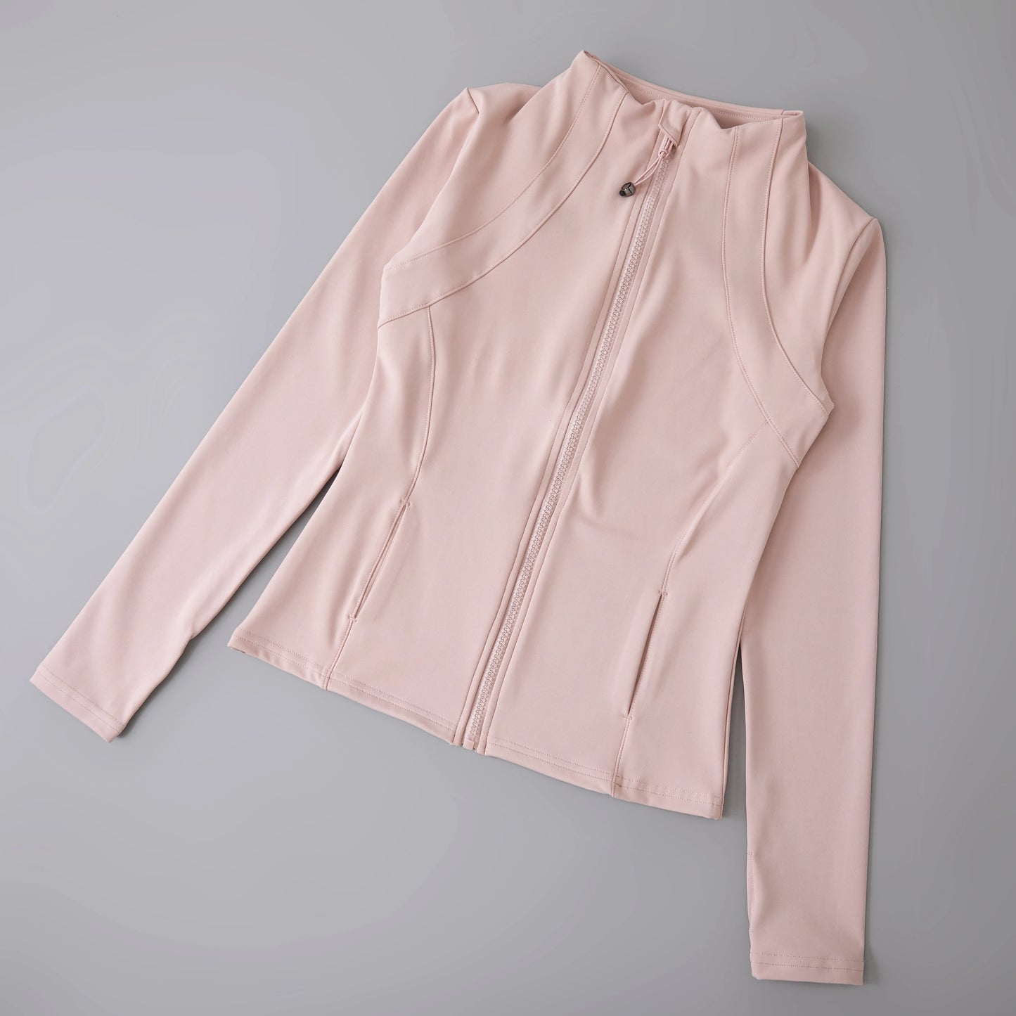 Long Sleeve sport fitness yoga clothing womens fitness crop top coat outfits for women slim yoga jackets zipper sport jacket