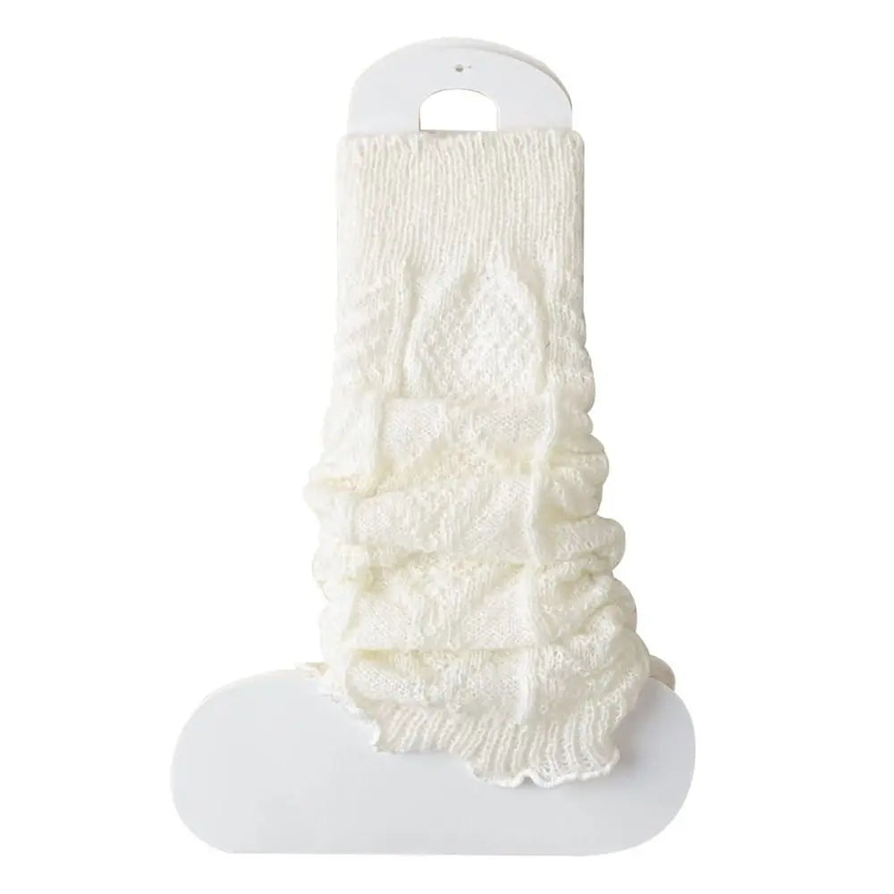 New Knitting Leg Warmers Cute Sweet Warm Foot Cover Boot Warmers Autumn Winter