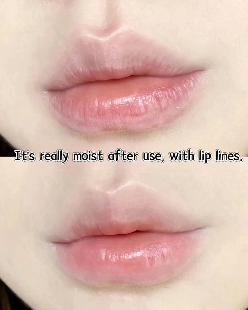 1Pc Peach Moisturizing Lip Balm Colorless Hydrating Lips Mask Stick Reduce Lip Lines Lip Care Transparent Change Color Lipstick