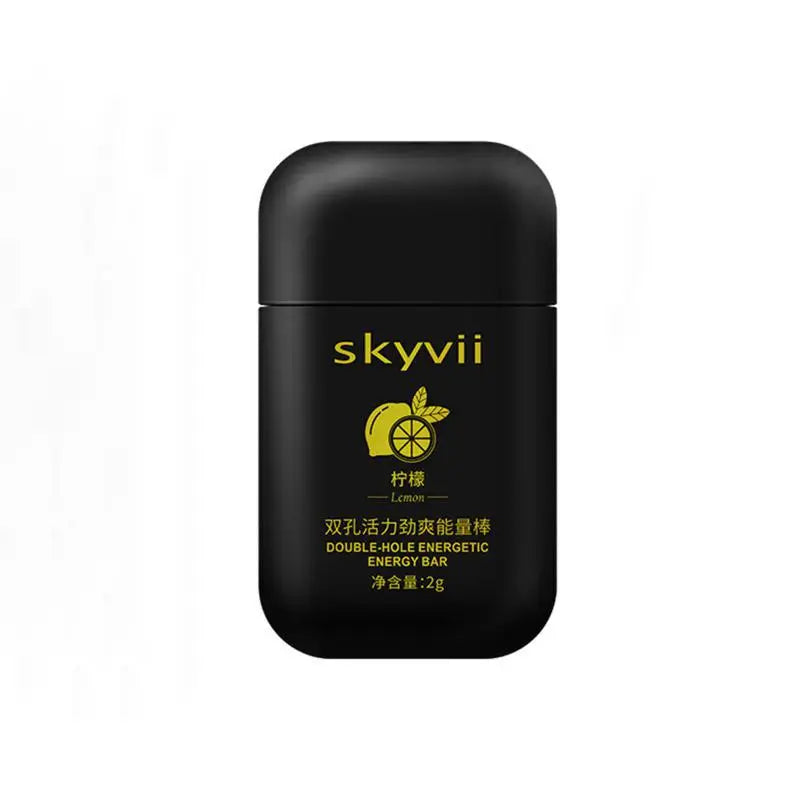Natural Energy & Focus Nasal Inhaler – Double Hole Aromatherapy Stick for Instant Refreshing Boost, Mood & Productivity Enhancer for Men & Women