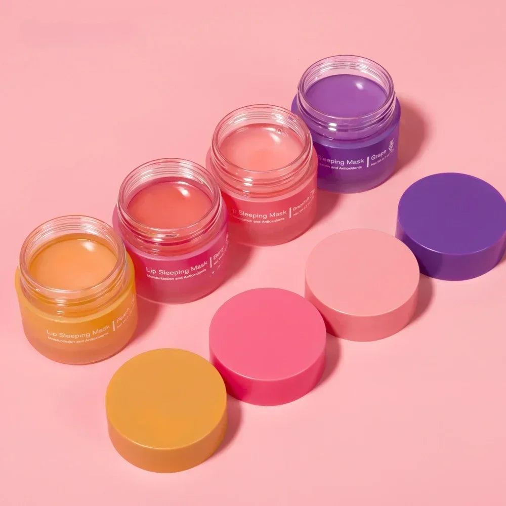 Moisturizing Sleeping Lip Mask Night Lips Care Maintenance Fades Lip Lines Relieves Lipitis Lip Care Products 20g