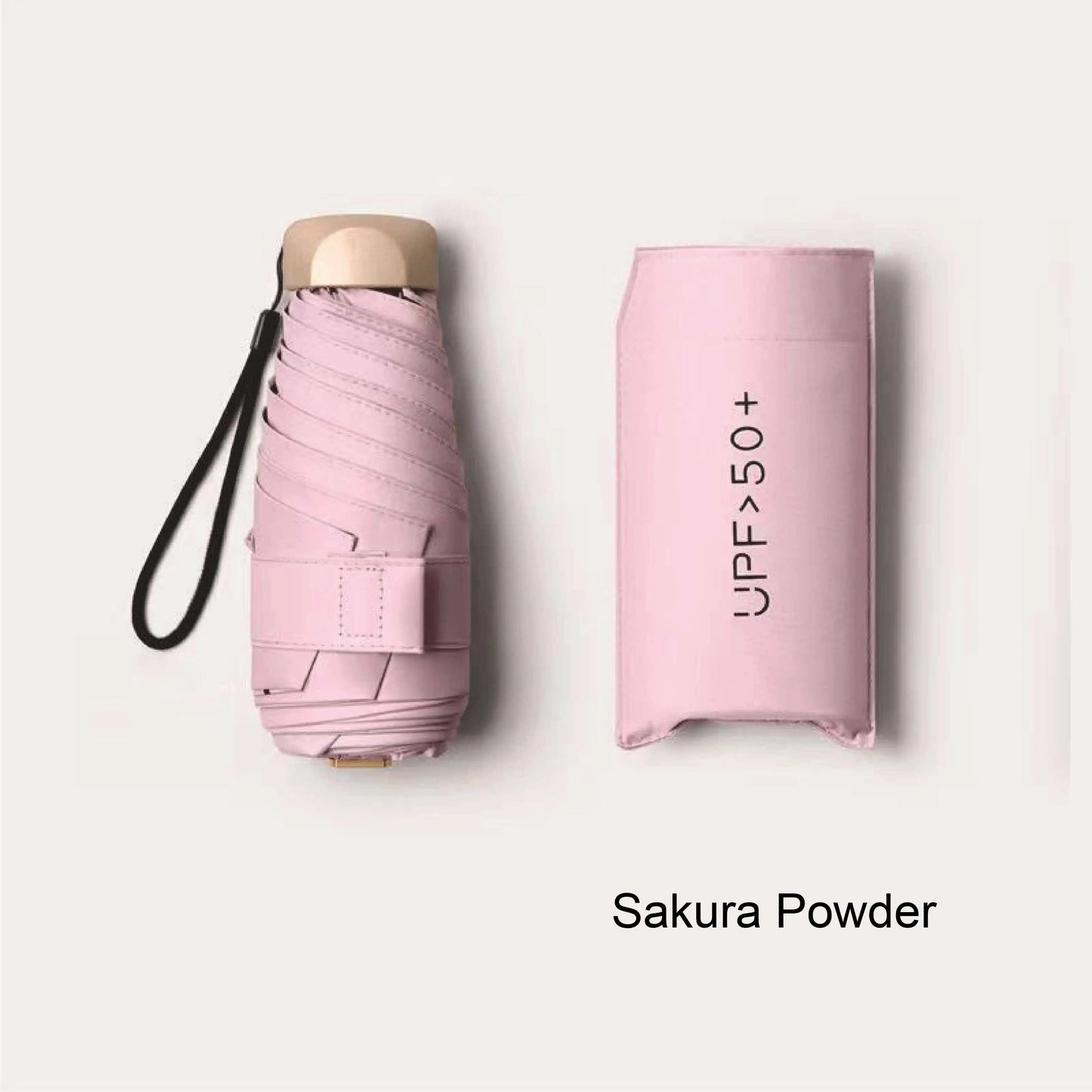 Mini five-fold umbrella sun protection sun umbrella sun protection anti-ultraviolet small and portable men and women fashion sun