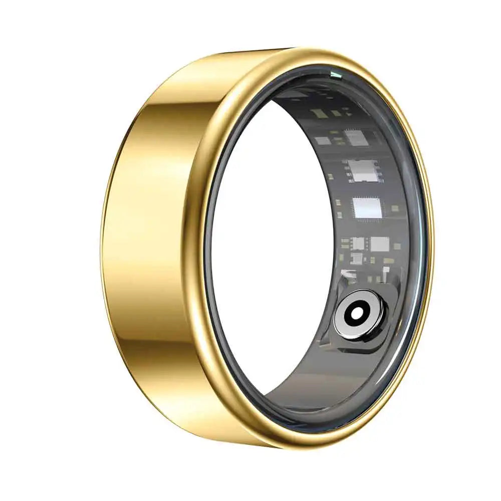 Smart Ring 2026 – Health Tracker, Fitness & Sleep Monitor, Smart Notifications, Stylish Wearable for Women & Men! Charging case for iOS and Android
