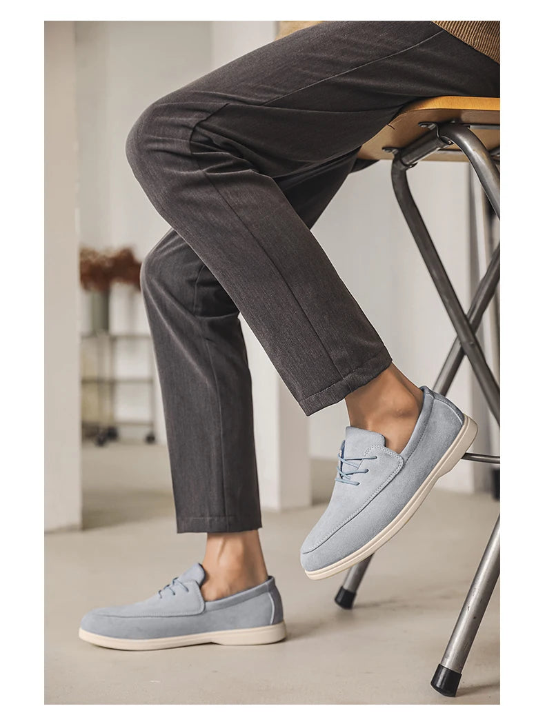 2025 Summer Loafers Men Casual Shoes Breathable Lace Up Lightweight Versatile Comfortable SUMMER CHAMPION