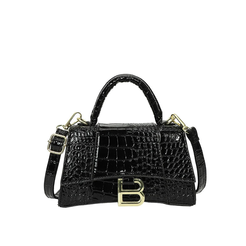 Fashionable Leather Handbag With Spacious Interior For Elegant Ladies By Famous Designer, Luxury Brand