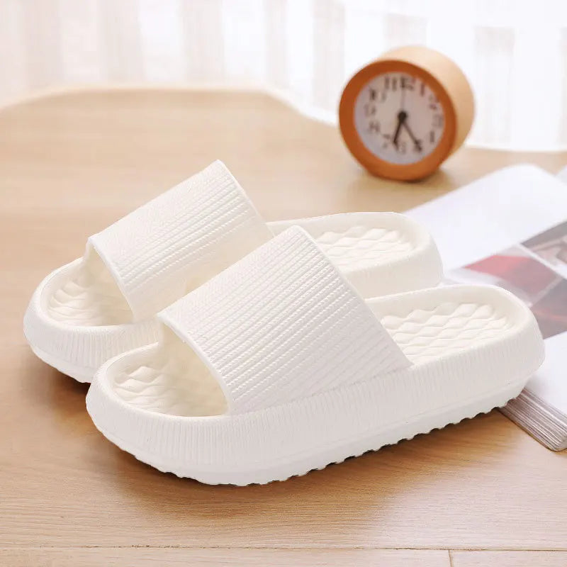 Unisex Thick Platform Cloud Slippers Soft Sole Pillow Slides Summer Beach Flip Flops Non Slip Bathroom Home CLOUD LUXURY