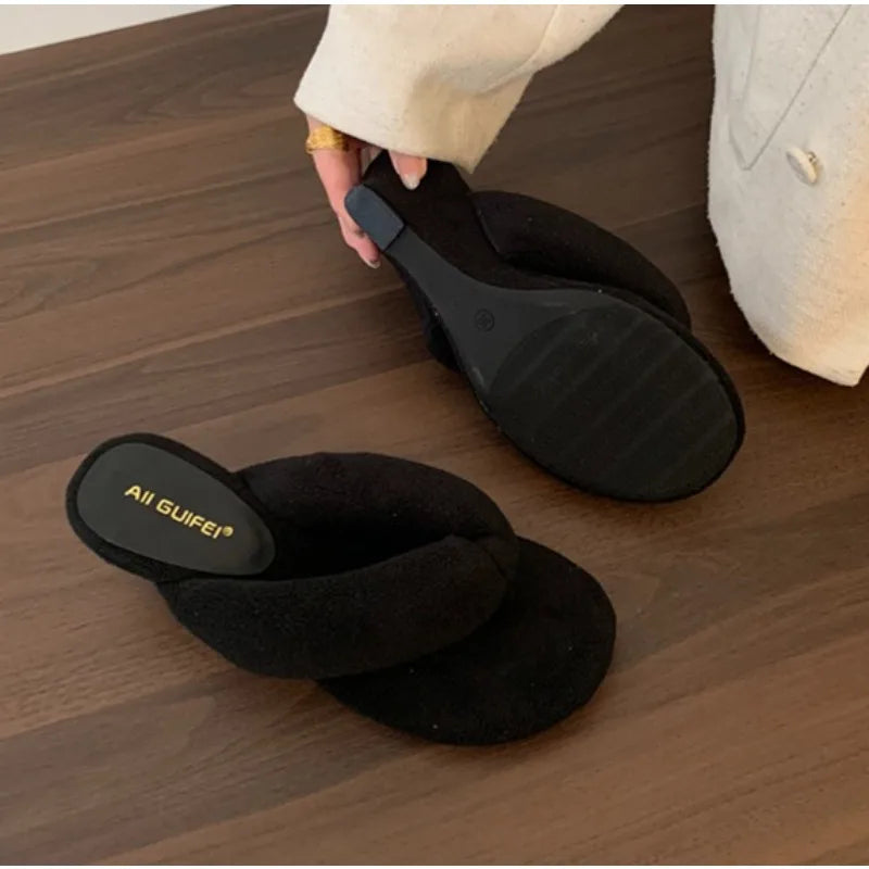 Comfort Soft Wedges Slippers Women Summer Sexy Clip Toe Flip Flops Fashion Non-slip Vacation Beach Slide Sandals Sandalias Mujer