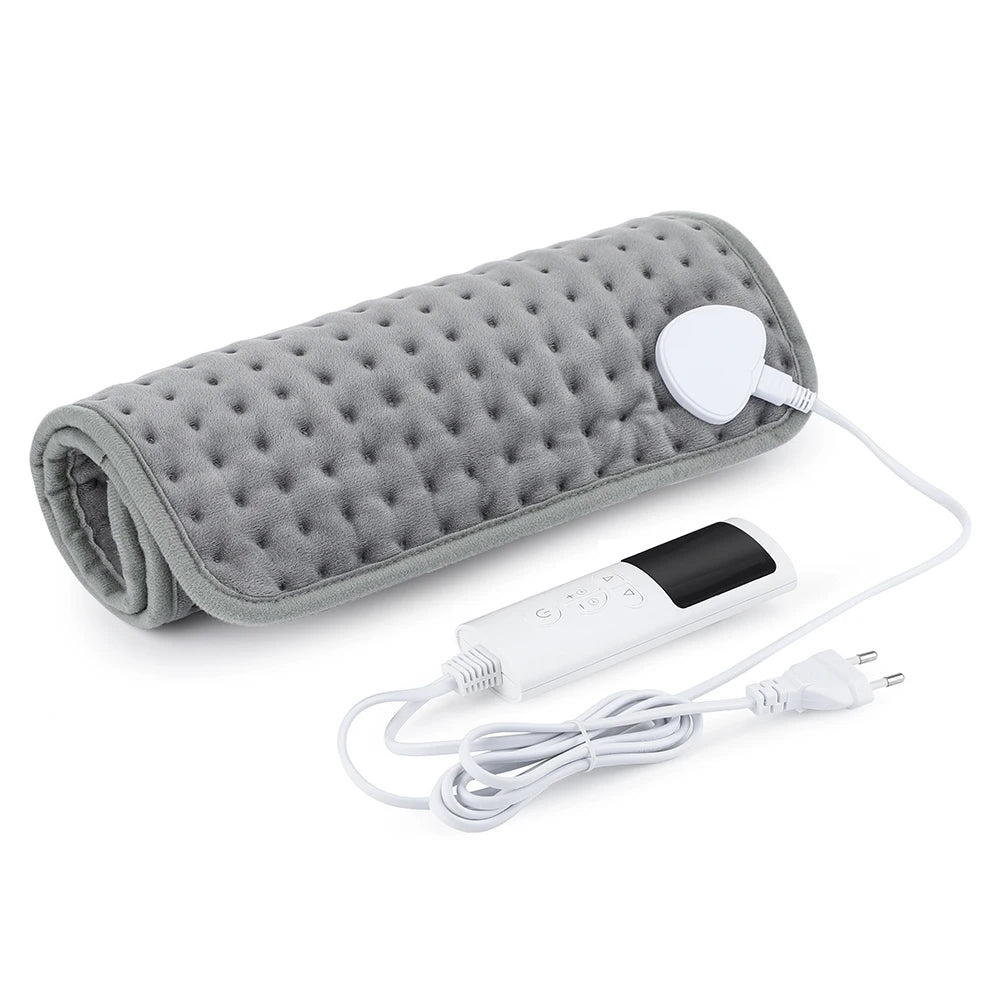 Electric Heating Blanket Thermal Pads Warmer 9 Levels Heated Mat Soft&Safe Winter Body Back Leg Warmer Pads Home Use 60*30cm