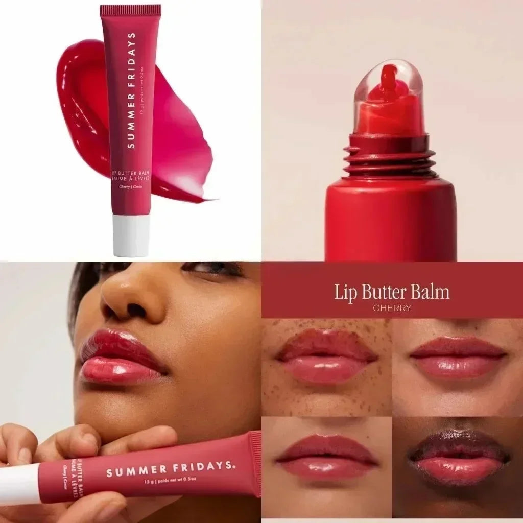 Butter Lip Balm Sets Vanilla Pink Cherry Chocolate
