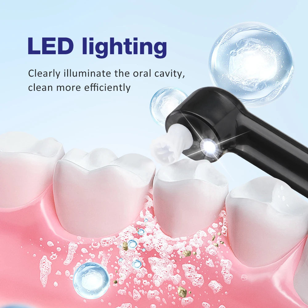 Electric Tooth Polisher - 4 Modes Dental Tartar Remover Plaque Stains Cleaning Teeth Whitening Tool